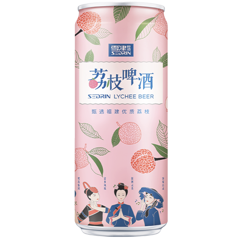 福佳旗舰店[福佳&雪津]Hoegaarden福佳啤酒330ml*12瓶+雪津荔枝啤310ml*12听2