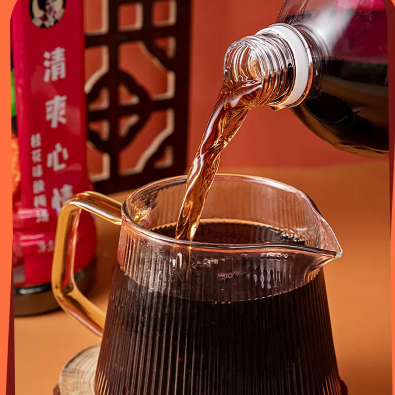 老武汉特产 金汇源泉 0脂低热量 桂花酸梅汤饮料 1.5L 天猫优惠券折后￥9.9包邮（￥14.9-5）