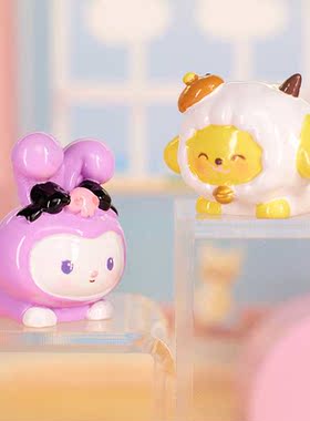 创意直播可爱盲盒摆件ins桌面装饰潮玩卡通公仔手办学生礼物