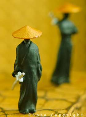 中国古风拿剑披风侠客