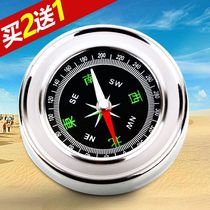 Luminous compass outdoor vehicular compass portable mini mountaineering high-precision waterproof and anti-fall field sports deity