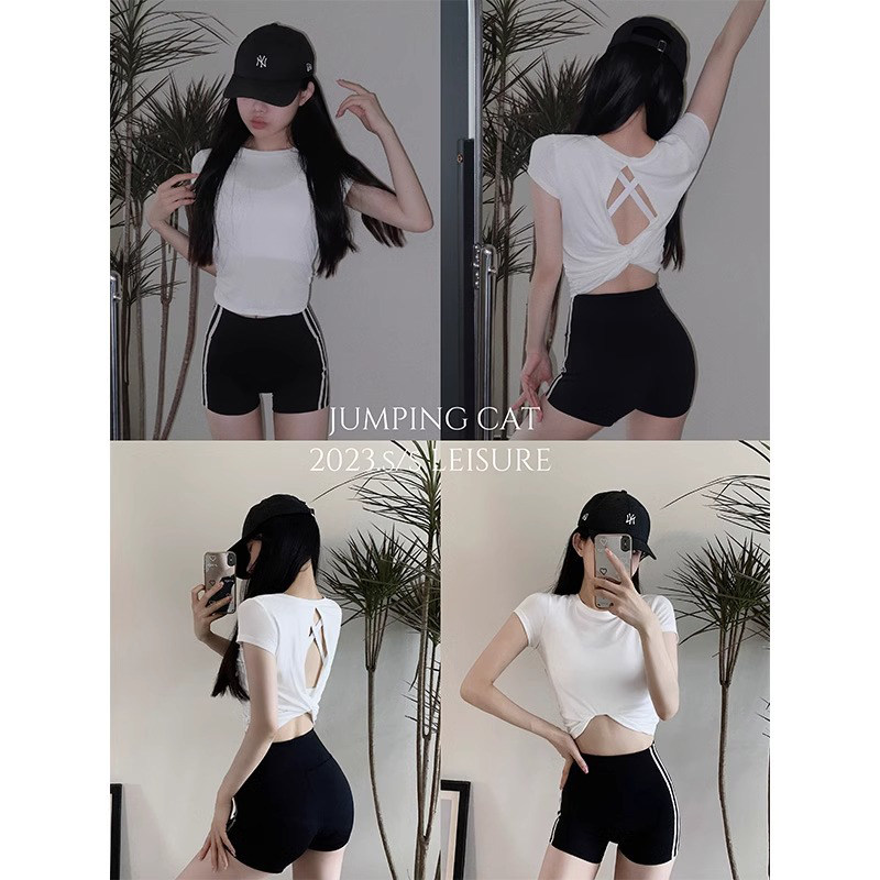 瑜伽服上衣女户外跑步速干罩衫网红专业训练普拉提健身短袖T恤夏,淘宝优惠券,粉丝福利购,淘宝优惠卷