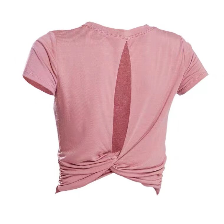 瑜伽服上衣女户外跑步速干罩衫网红专业训练普拉提健身短袖T恤夏,淘宝优惠券,粉丝福利购,淘宝优惠卷