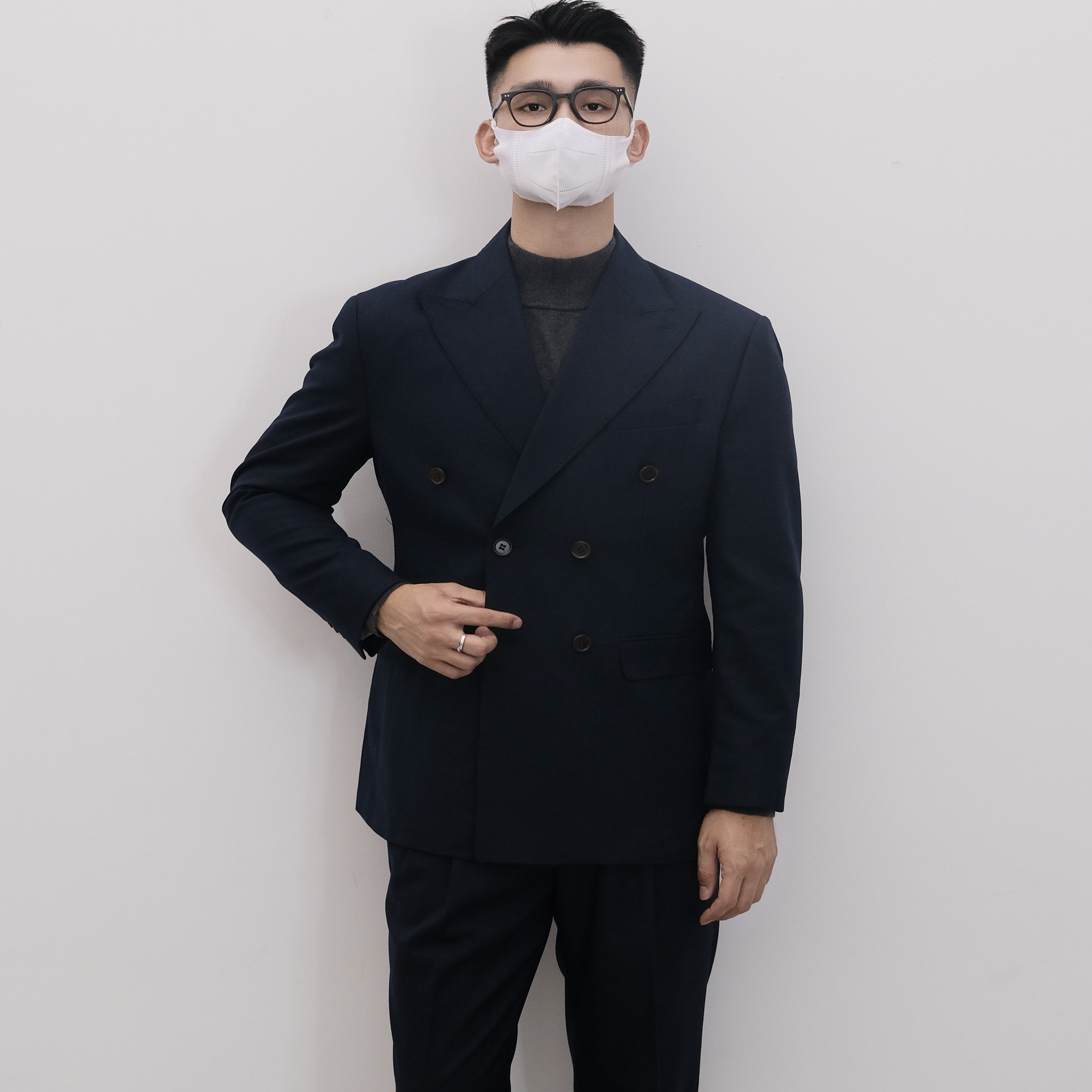 何青菜/25911-2 羊毛轻熟风职场休闲双场景高级感西服通勤外套男,淘宝优惠券,粉丝福利购,淘宝优惠卷