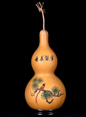 天然大葫芦摆件非遗手工艺