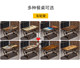 Industrial style barbecue restaurant artificial board is strong and durable