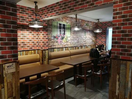 Cost-effective coffee shop milk tea shop booth sofa