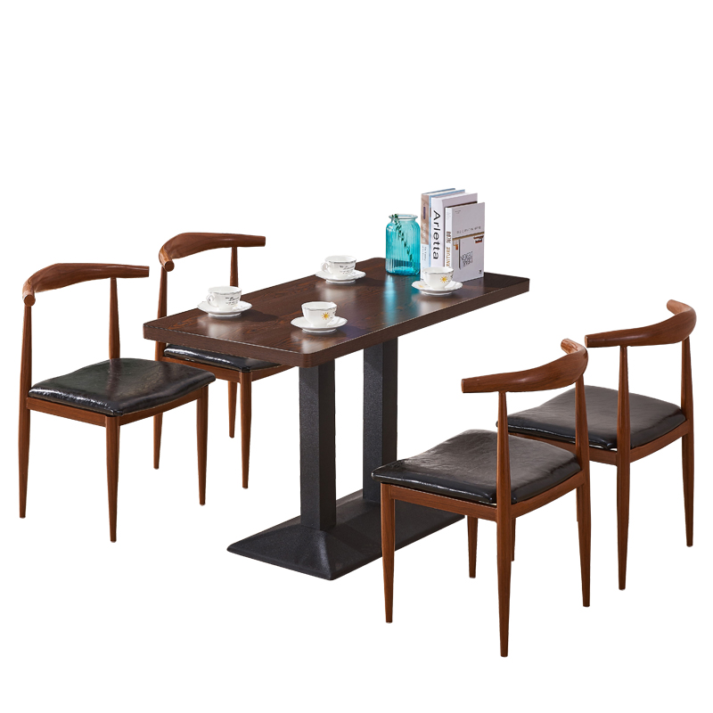 快餐小吃店咖啡厅奶茶甜品汉堡店烧烤面馆饭店餐饮桌椅组合经济型,淘宝优惠券,粉丝福利购,淘宝优惠卷