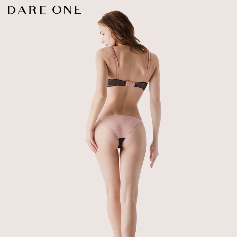 【不支持退换】DARE ONE女士三角裤蕾丝网纱性感透明低腰Secret - 图2