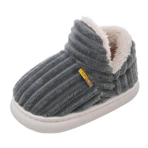 2024儿童棉拖鞋男童女童秋冬天女孩室内家居包跟宝宝亲子棉鞋冬季 - 图3