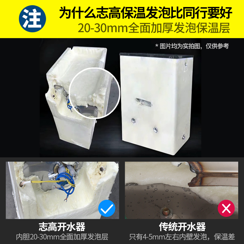 志高开水器商用饮水机小型电热水器大容量烧水器全自动工业开水机 - 图1