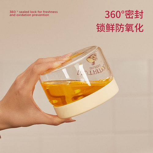 便携式玻璃水果盒小学生新款外带保鲜盒便当盒饭盒上班族外出携带 - 图0