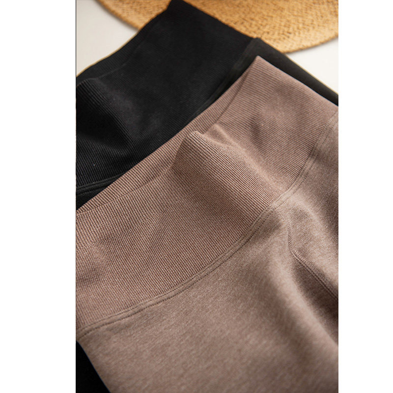 秋冬人字纹AB面双层高腰暖腹提臀护膝贴片女士保暖裤加厚打底裤,淘宝优惠券,粉丝福利购,淘宝优惠卷