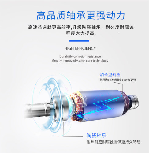 振宇/SQD 85直径2.2kw恒转矩电主轴 ER20款 深雕机模具主轴电机 - 图2