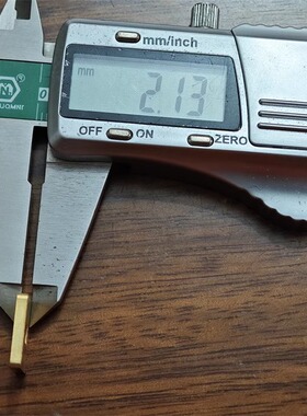 茶刀胚diy配件铜垫片刀柄配件单层方形垫片黄铜挡隔片10个包邮