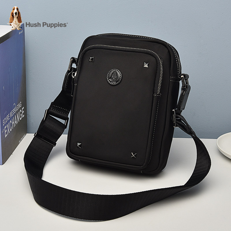 暇步士正品男士休闲帆布包单肩包 暇步士三威男士包袋