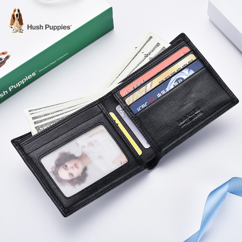 暇步士男士2020新款真皮正品钱包 暇步士三威钱包