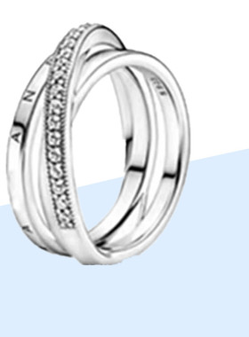 时尚潘家同款戒指S925银