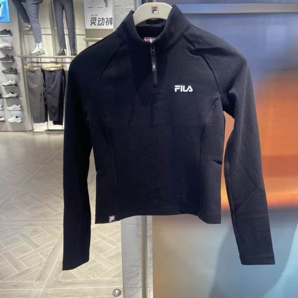 FILA斐乐2025年冬季新款女子针织长袖衫插肩袖长T恤F11W549216,淘宝优惠券,粉丝福利购,淘宝优惠卷