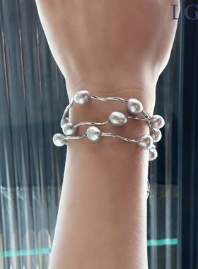 异形不规则巴洛克珍珠项链