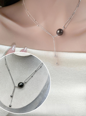 天然珍珠项链珍珠吊坠专柜款