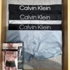 CK men's boxer briefs three-pack, smooth and quick-drying elastic