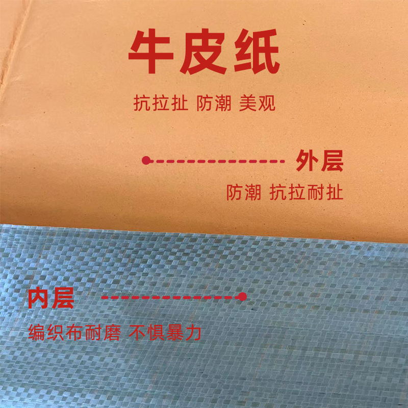 搬家床垫包装袋牛皮纸保护套席梦思防潮塑料防尘膜收纳物流打包袋-图0