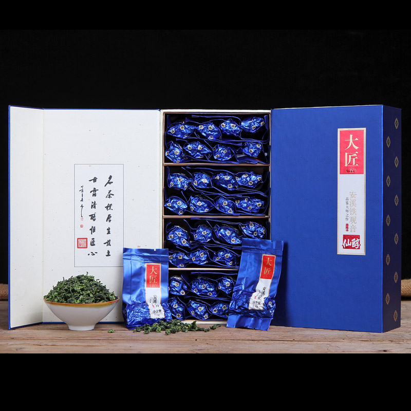 匠心好茶 特级安溪铁观音茶叶浓香型2023新茶乌龙茶礼盒装500g