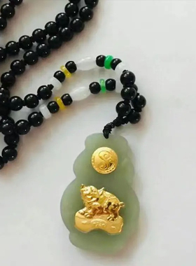 十二生肖吊坠新款至尊六合莲花项链吊坠 化八绝六冲通关八字吊坠