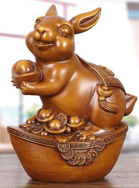 实木雕十二生肖摆件全套鼠牛虎兔龙蛇马羊猴鸡狗猪吉祥物工艺礼品