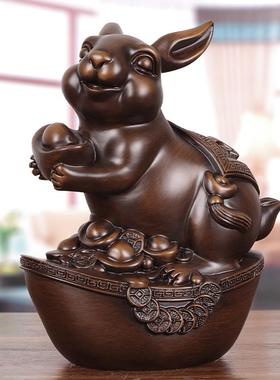 实木雕十二生肖摆件一套鼠牛虎兔龙蛇马羊猴鸡狗猪吉祥物工艺礼品