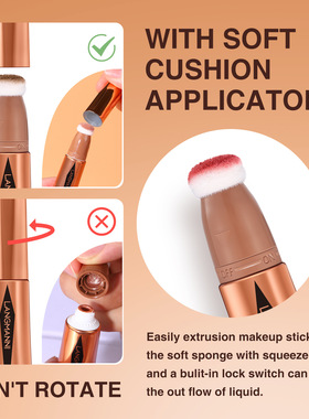 Gas cushion powder blusher high light cosmetics stick
