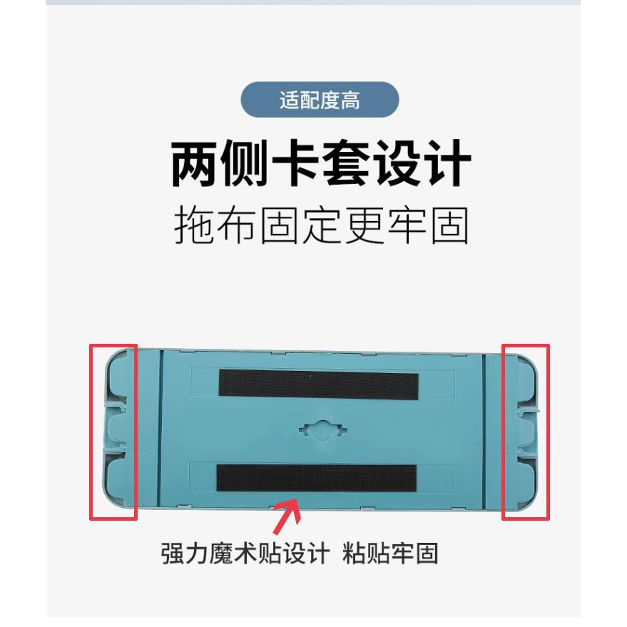 刮刮乐拖把配件平板拖布杆单板懒人家用一拖净桶免手洗替换墩布头