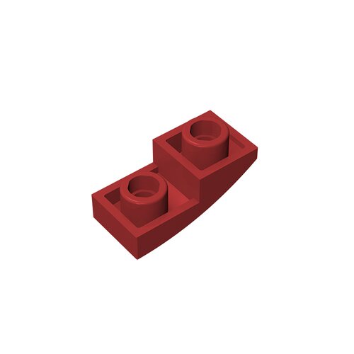 MOC24201 小颗粒益智积木1个零配件 1x2反向弧形件 - 图0