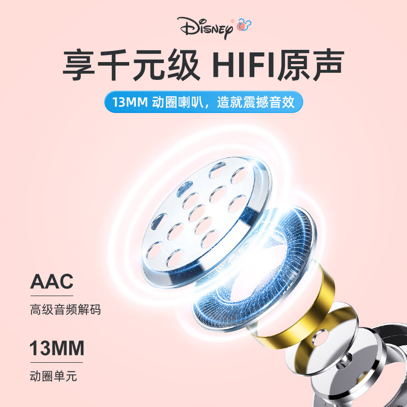 disney联名蓝牙女华为苹果索尼米奇 kufire蓝牙耳机