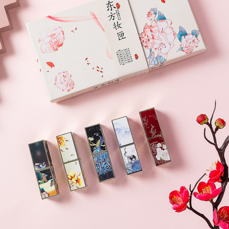 故宫风套装礼盒全套盒小众品牌口红 kufire唇膏/口红
