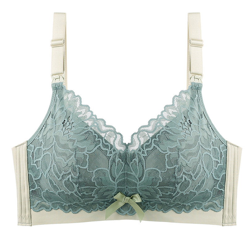 孕妇文胸怀孕期喂奶聚拢大码大胸 港模哺乳文胸