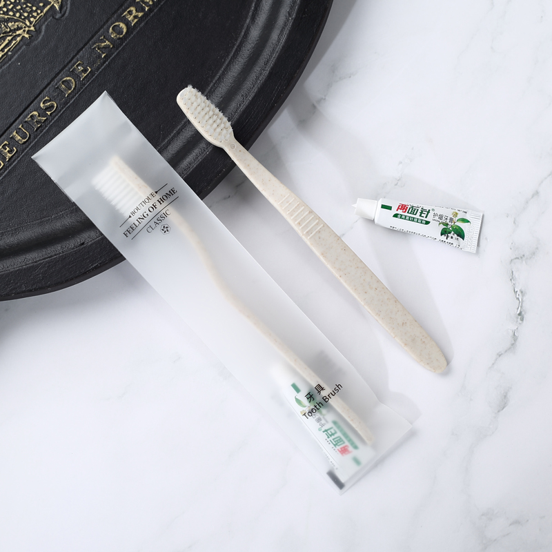 酒店宾馆用品一次性牙刷牙膏家用待客牙刷软毛竹子牙刷软毛牙刷_虎窝淘