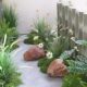 Simulated green plants, flowers and plants window decoration