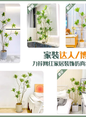 百合竹仿真绿植大型室内