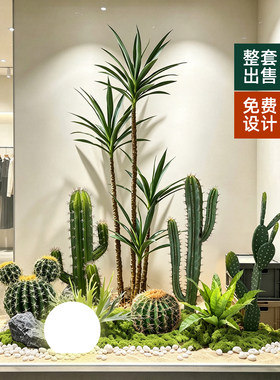 仿真绿植仙人掌盆栽室内高级感