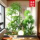 Fake green plants, landscape combination, high-end light luxury ornaments
