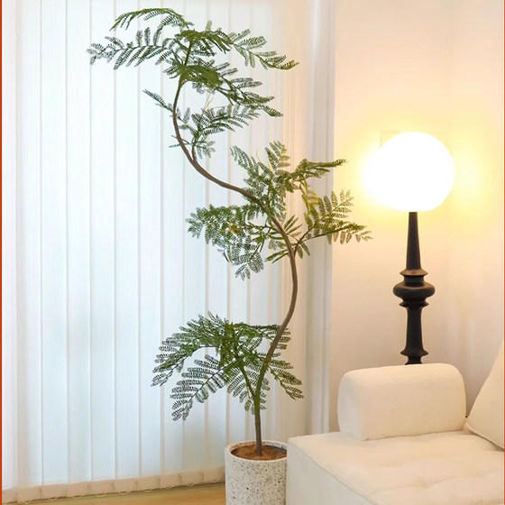 Soft decoration simulated green plant jacaranda decoration