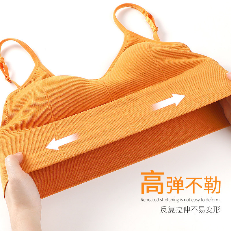 吊带女带一体网红爆款大u型文胸 童兰帝文胸