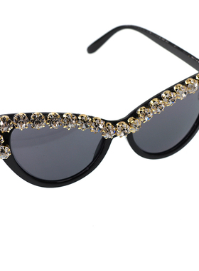 新款个性风小框凹造型太阳眼镜