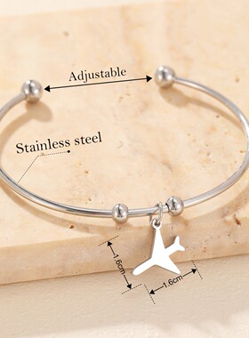 欧美INS风轻奢不锈钢手镯