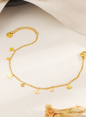 2025新款小蝴蝶吊坠手链女