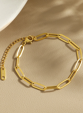 新款冷淡风简约十字链手链