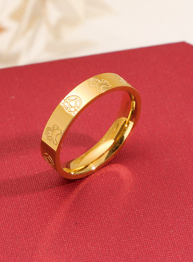 2026新款钛钢情侣对戒