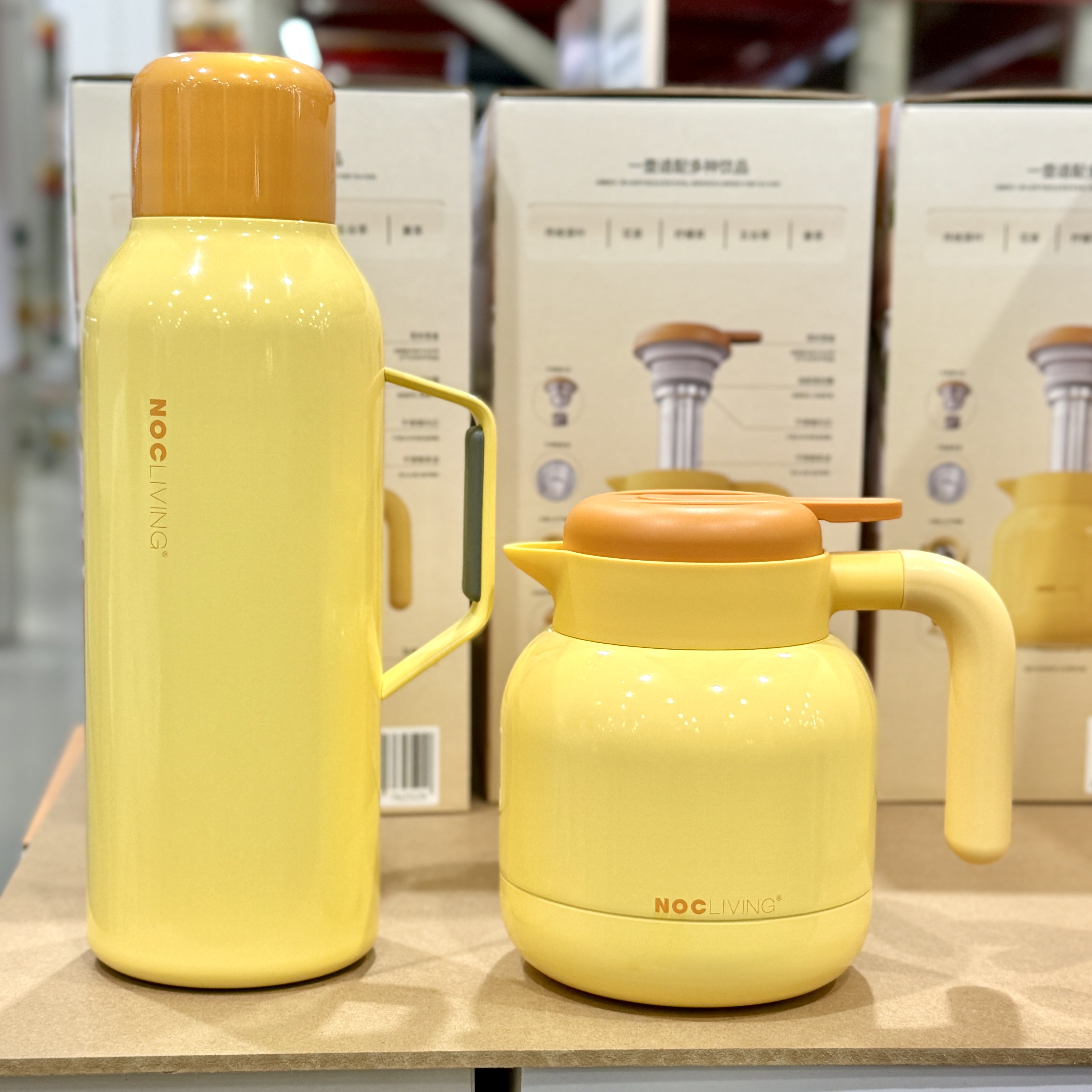 代购Nocliving不锈钢保温壶焖茶壶1L户外便携保温杯电热水壶,淘宝优惠券,粉丝福利购,淘宝优惠卷